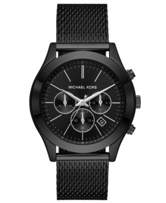 Blacked Out Runway Chronograph Men's Watch Chronograph Watch Michael Kors Mk8157 Price Michael Kors MK8157