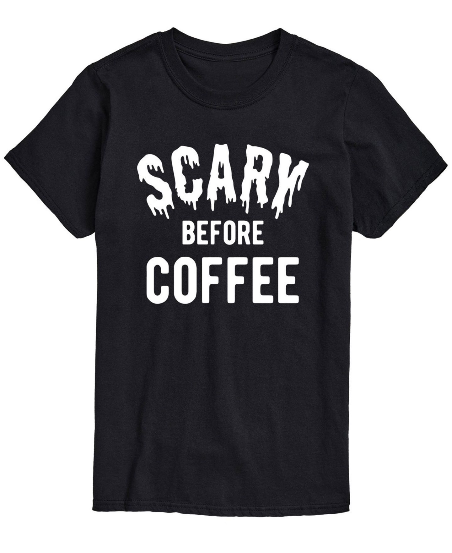 Мужская футболка AIRWAVES Scary Before Coffee Classic Fit, цвет: Чёрный — фото 1