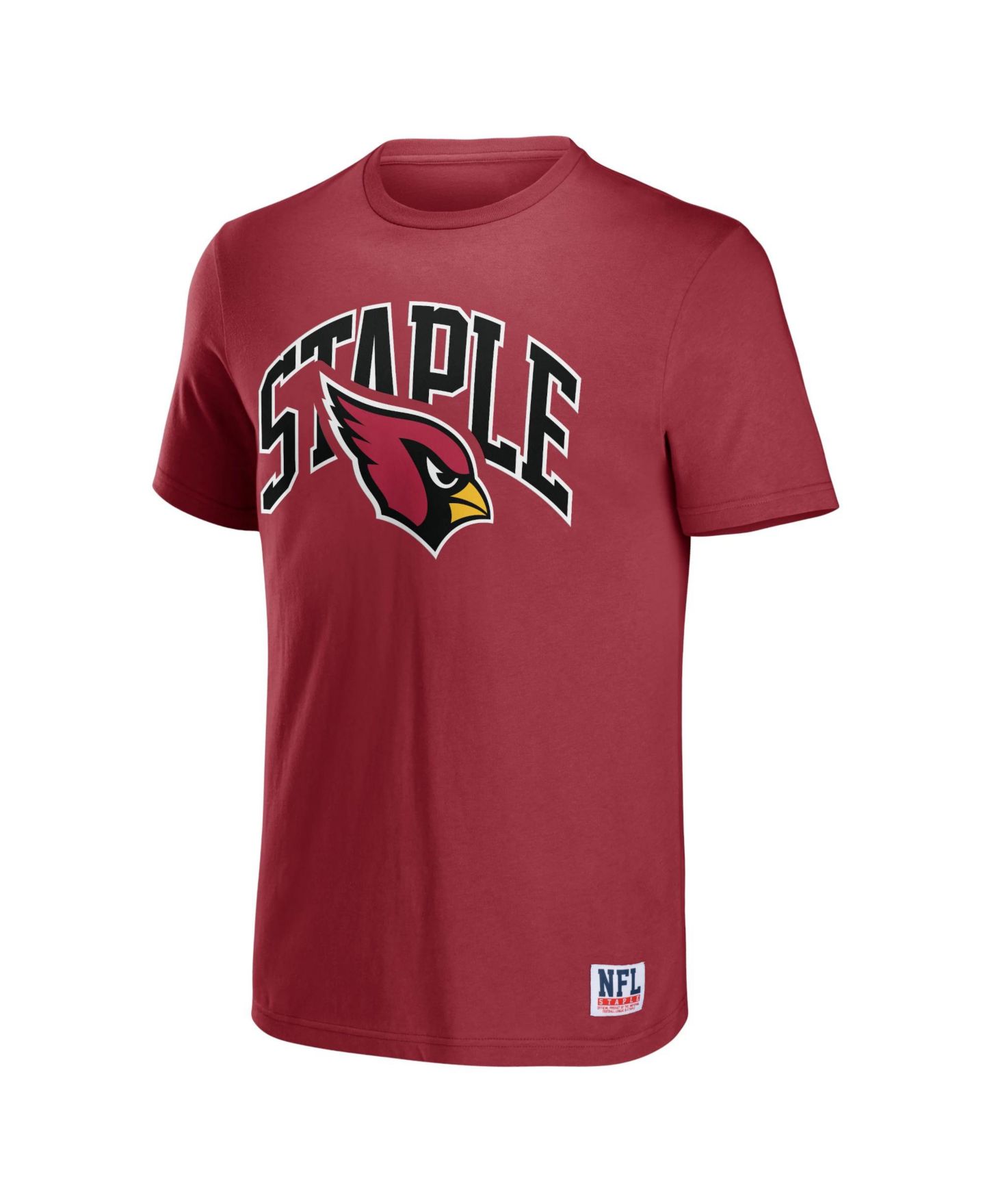 Мужская футболка NFL Properties NFL X Staple Cardinal Arizona Cardinals Lockup Logo Short Sleeve — фото 3