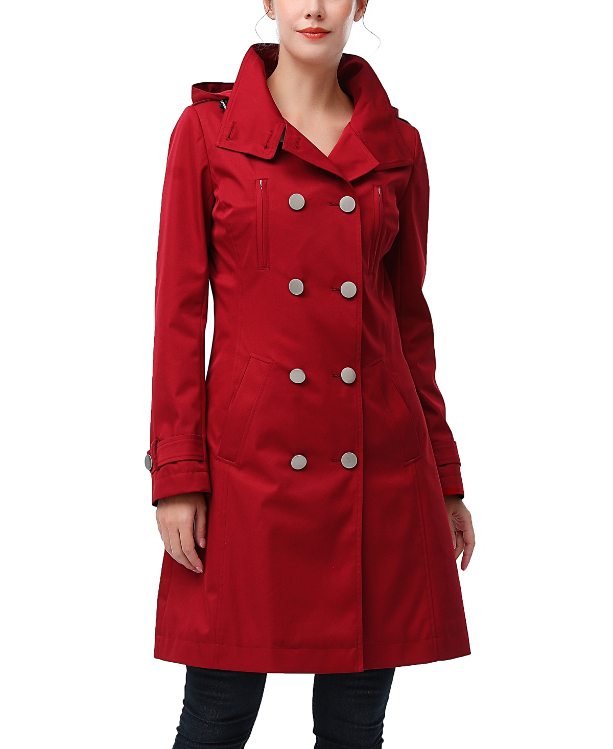 Water resistant hooded trench coat online