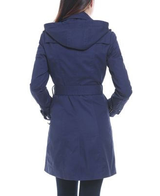 kimi + kai Women's Adley Water Resistant Hooded Trench Coat - Macy's