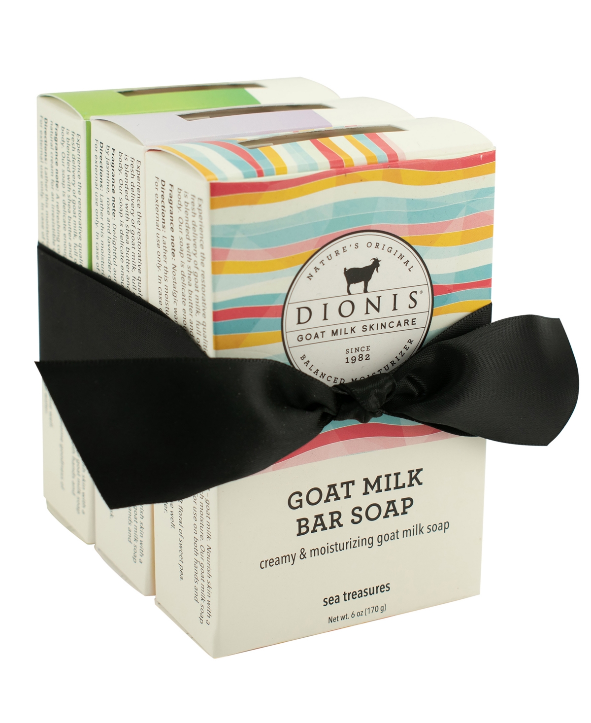 Dionis Fresh Floral Goat Milk Bar Soap Bundle, Pack of 3
