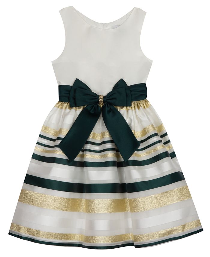 Macy's black and gold dress top