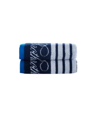 Nautical Blanket Stripe Bath Towels