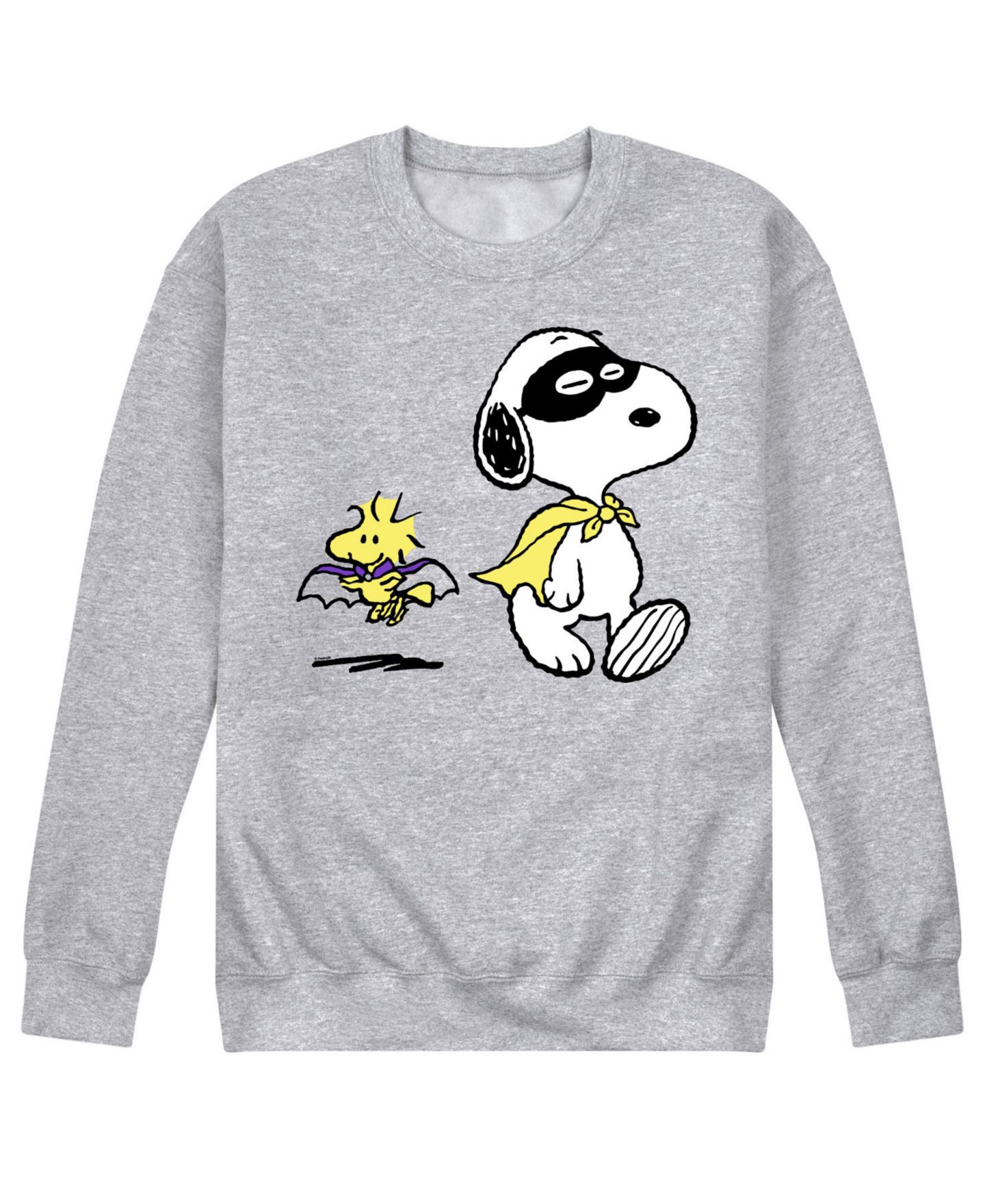 Мужская футболка AIRWAVES Peanuts Super Hero Fleece, цвет: Серый — фото 1
