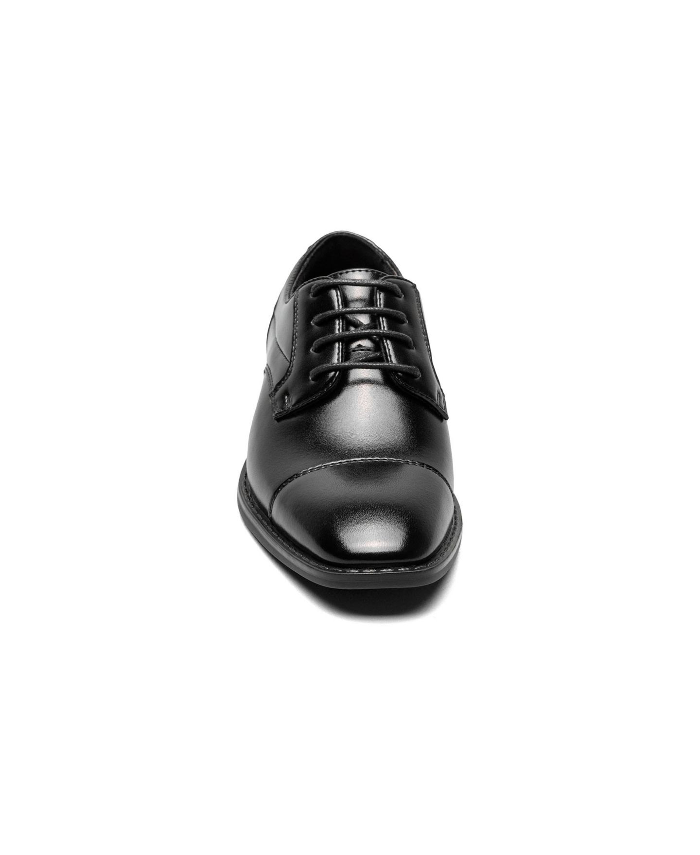Туфли Stacy Adams Kallum Jr. Cap Toe Lace Up Shoes для мальчиков, цвет: Чёрный — фото 8