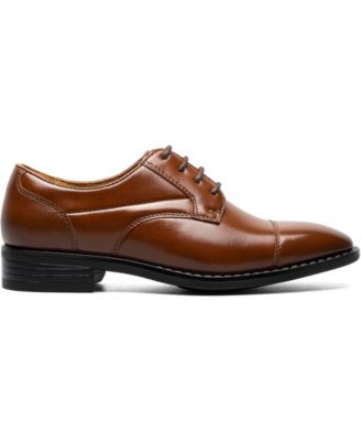 Little Boys Kallum Jr. Cap Toe Lace Up Shoes