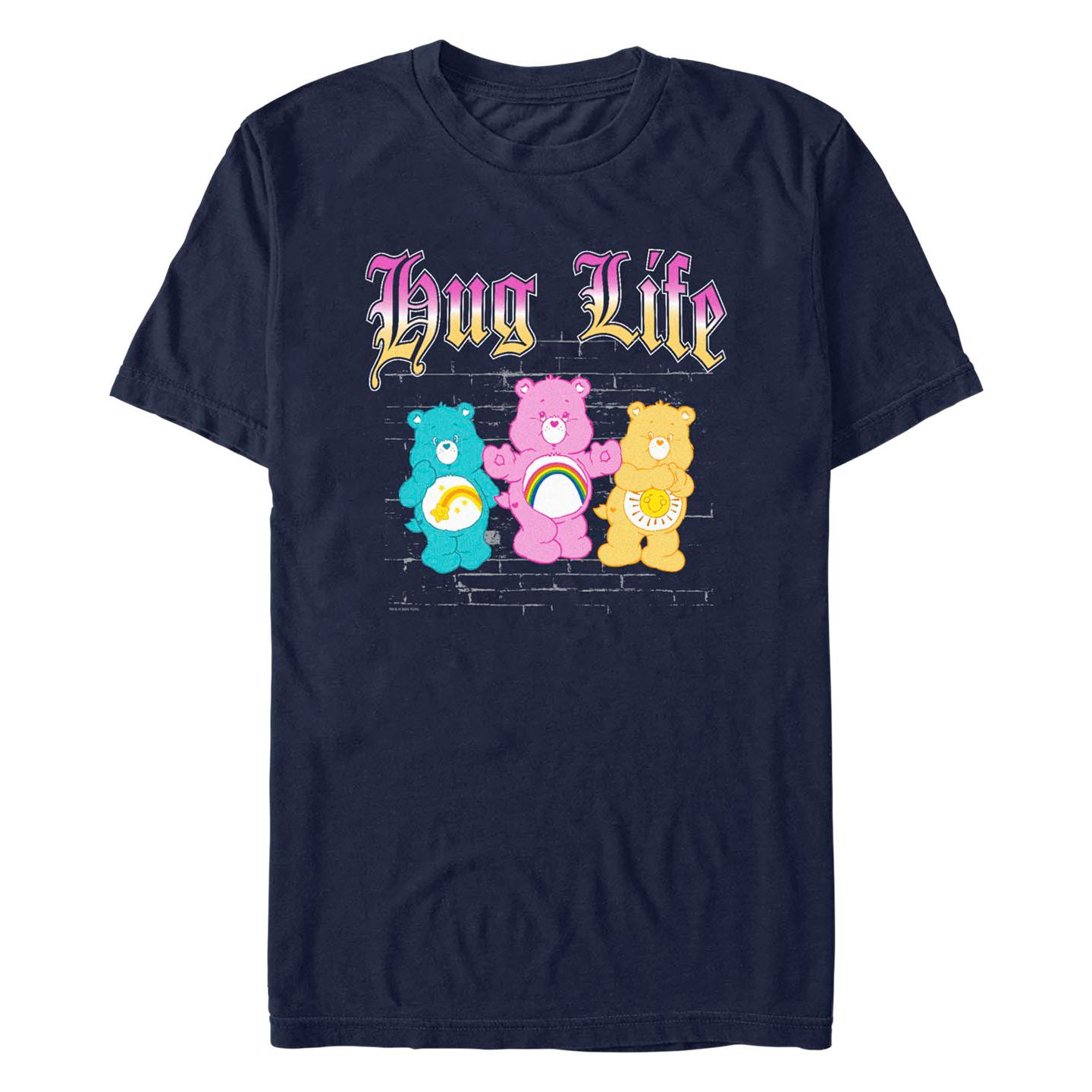 Мужская футболка Fifth Sun Care Bears Hug Life Short Sleeve, цвет: Тёмно-синий — фото 1