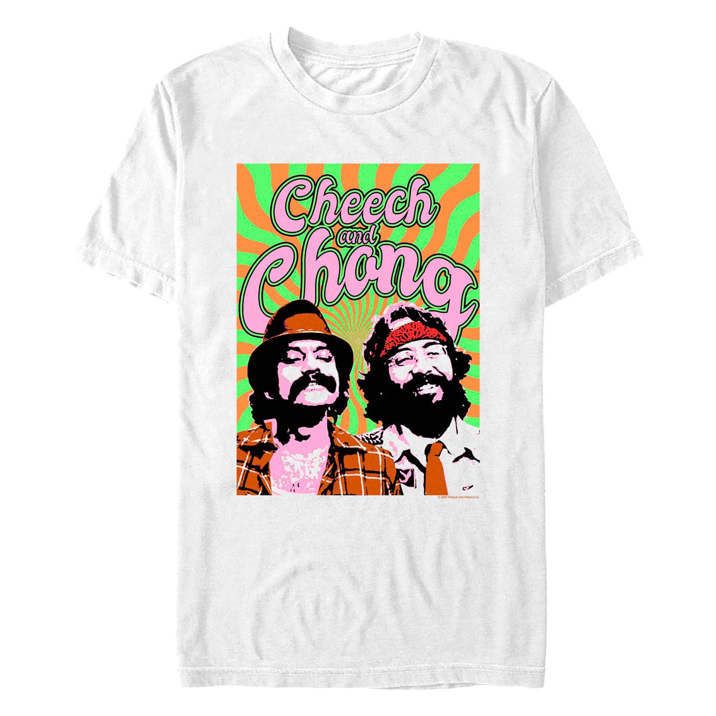 Мужская футболка Fifth Sun Cheech and Chong Trippy Short Sleeve, цвет: Белый — фото 1