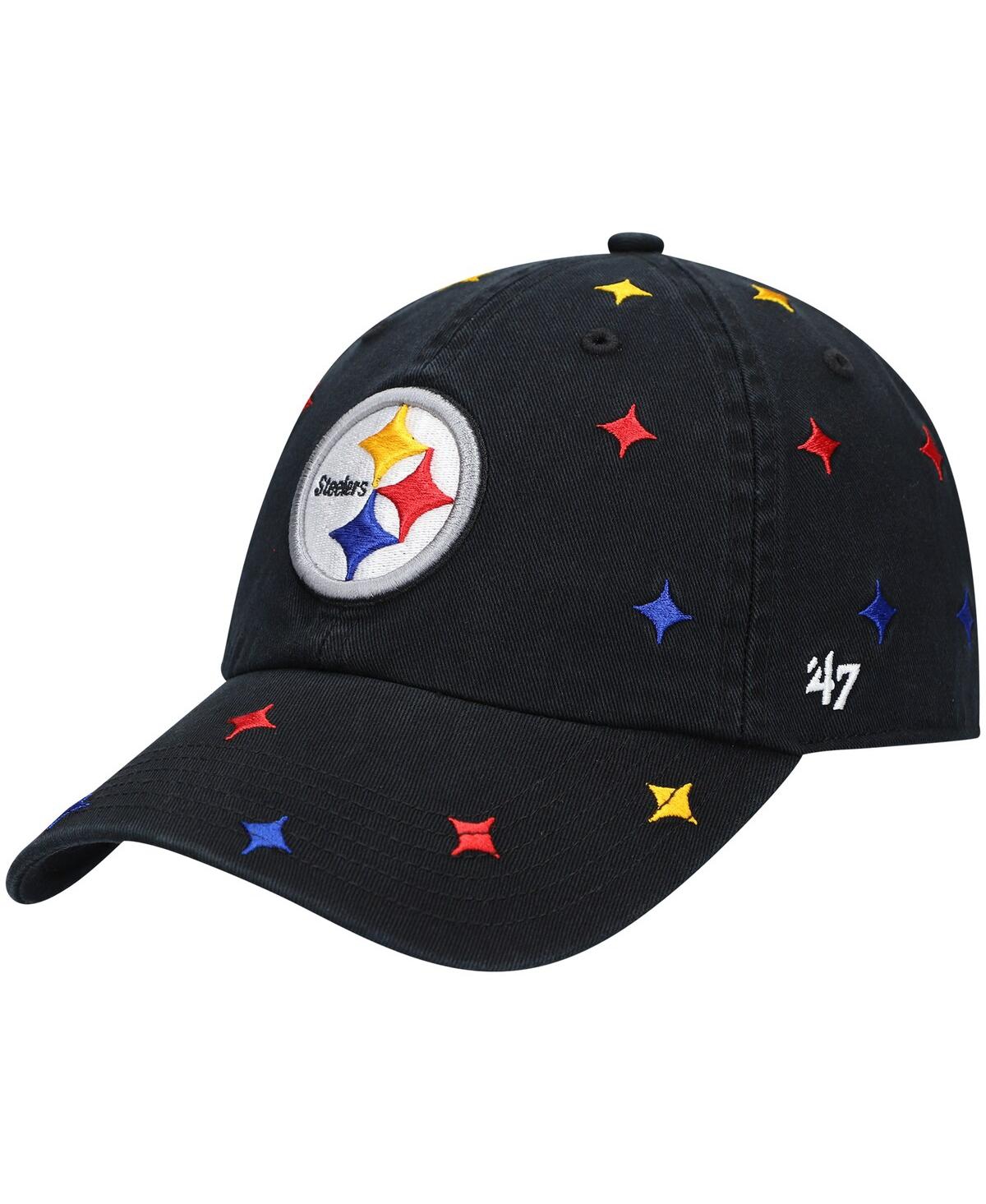 47 Brand Women's '47 Black Pittsburgh Steelers Multi Confetti