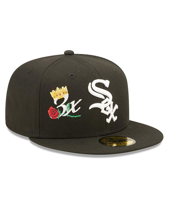 New Era Men's Black Chicago White Sox 3x World Series Champions Crown ...