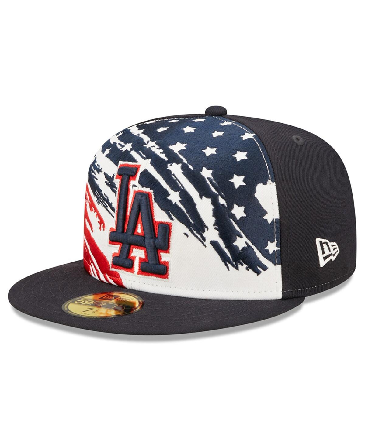 New Era Navy Los Angeles Dodgers 2022 4th Of July On-field 59fifty Fitted Hat In Navy