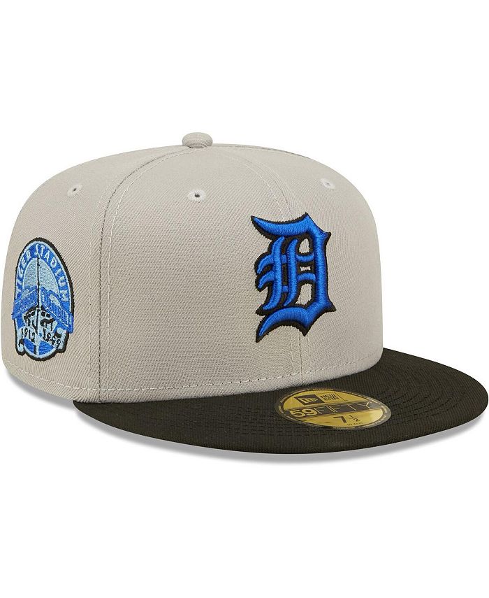 Men's New Era Black Detroit Tigers Side Patch 59FIFTY Fitted Hat