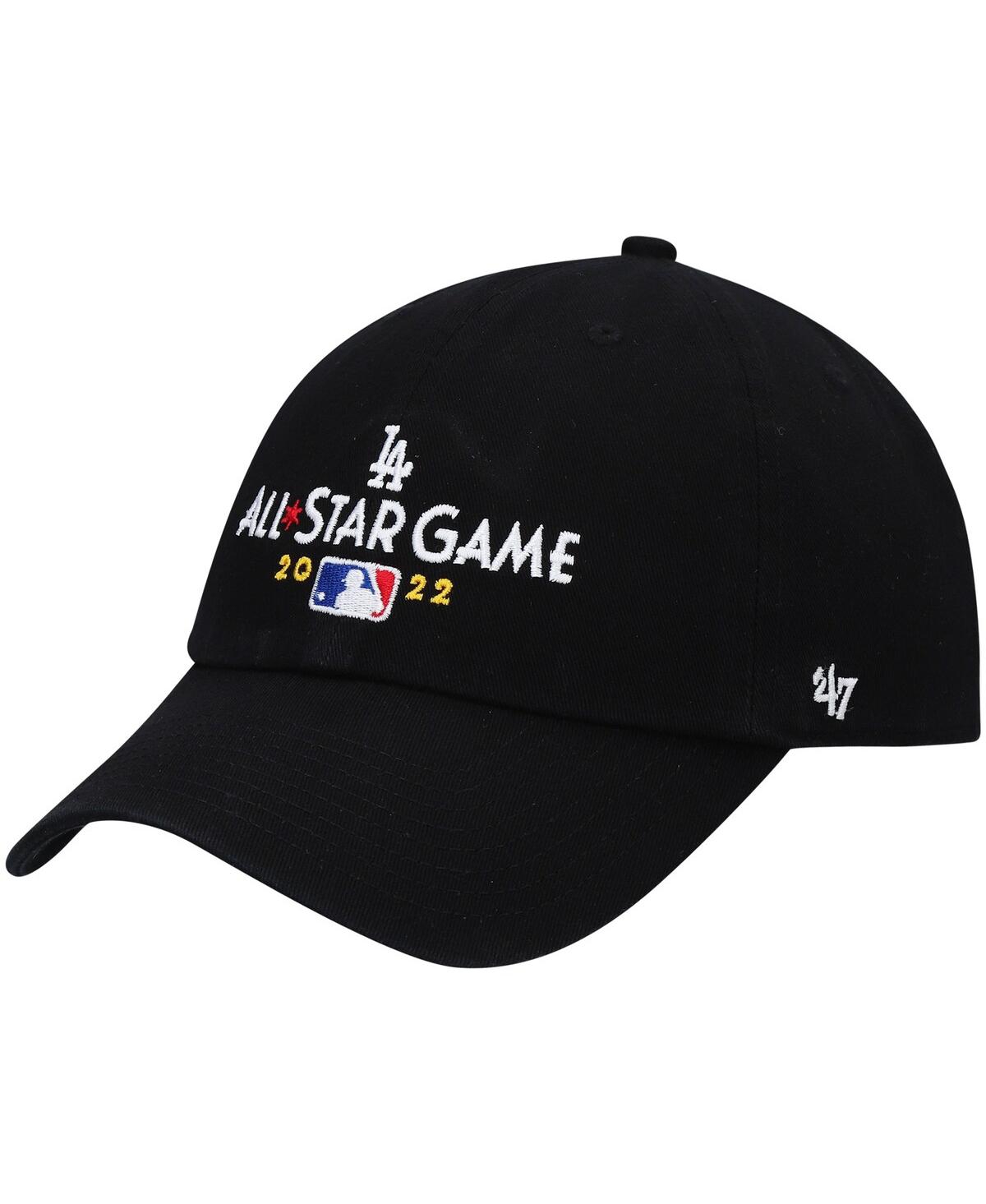 47 Brand Men's ' Black Los Angeles Dodgers 2022 Mlb All-star Game Clean Up Adjustable Hat