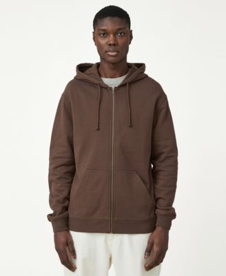 Brown Men's Zip-Up Hoodies: Shop Men's 