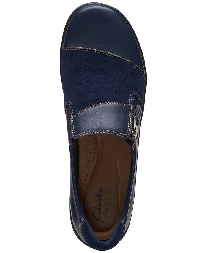 Clarks Women's Cora Harbor Zip Flats & Reviews Flats & Loafers Shoes Macy's