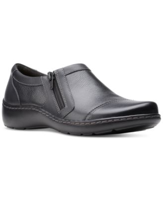 Photo 1 of **STOCK IMAGE FOR REFERENCE ONLY**
Clarks Women's Cora Giny Cushioned Zip Loafer Flats- 8.5 