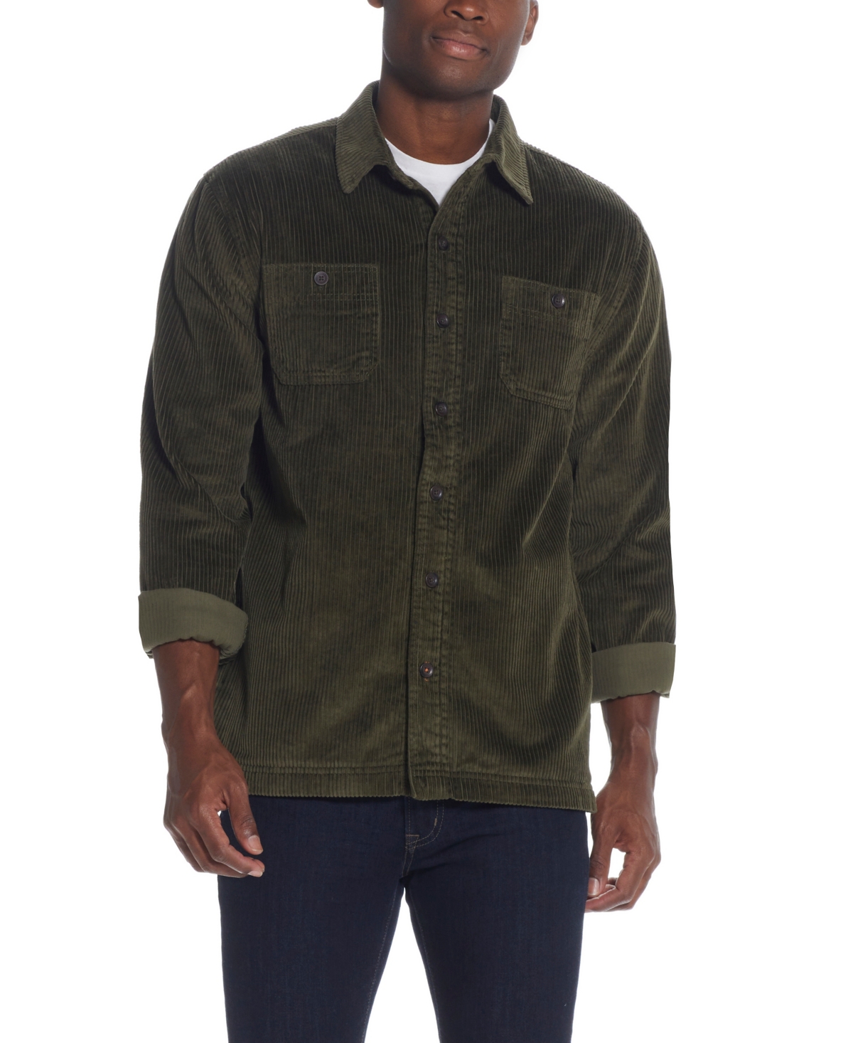 Weatherproof Vintage Men's Unlined Shirt Jacket | Smart Closet