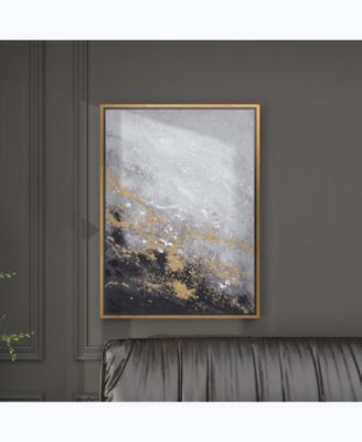 Canvas Contemporary Abstract Framed Wall Art, 30" x 2" x 40"