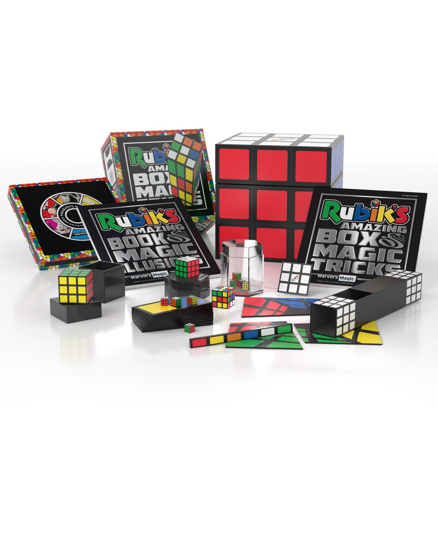 Детские игрушки Marvin's Magic Rubik's Inspired Magic Tricks and Illusions 25-Piece Magic Set, Ages 8+ — фото 1