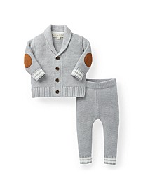 Baby Cardigan and Sweater Legging Set