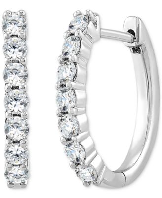 Lab Diamond Hoops