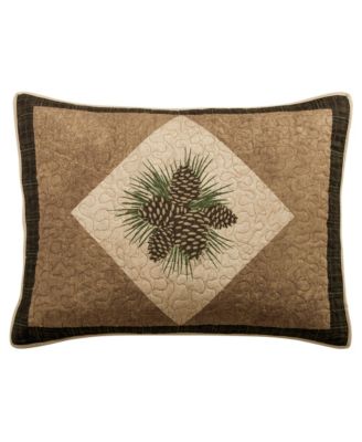 Antique-Like Pine 3 Piece Quilt Set, Queen