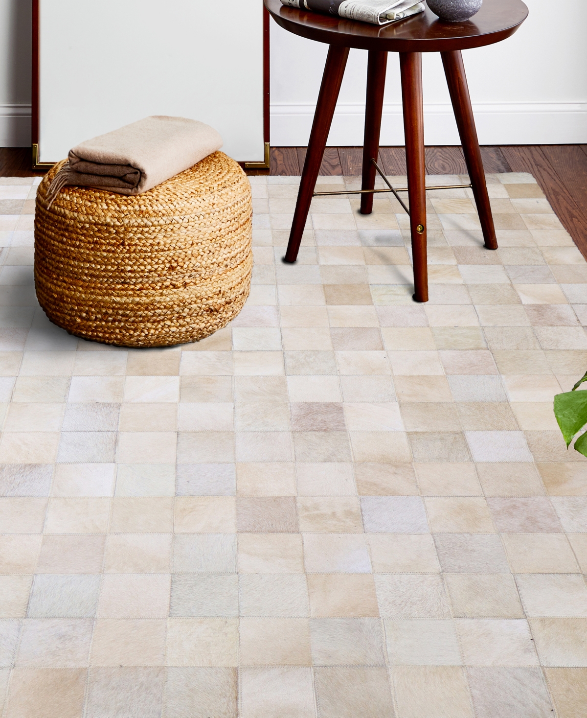 Bb Rugs Cowhide HID44 Area Rug