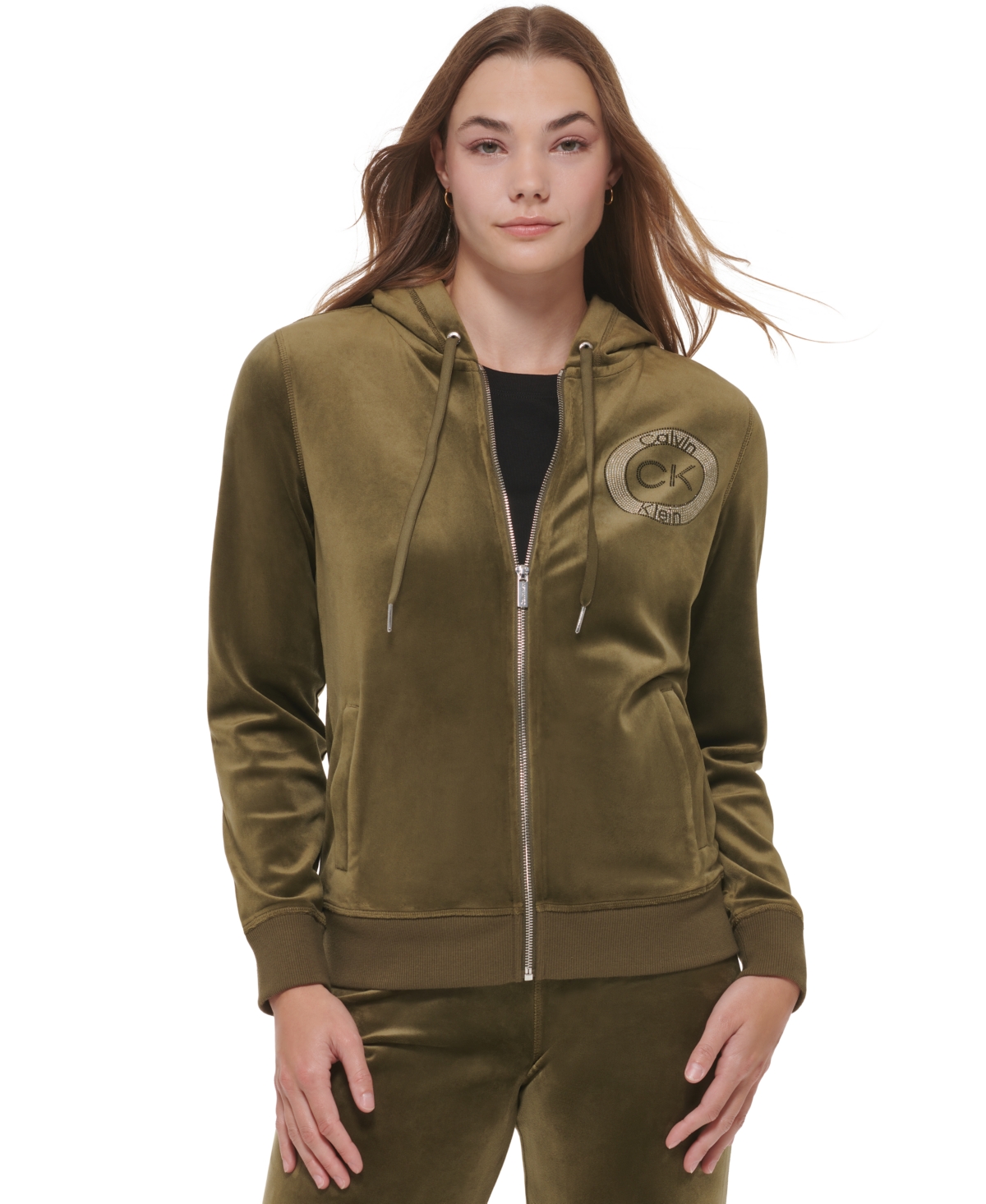 Calvin klein velour tracksuit 2025