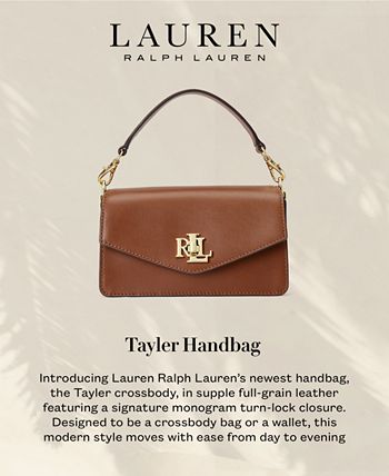 Lauren Ralph Lauren Nappa Leather Small Tayler Crossbody Bag
