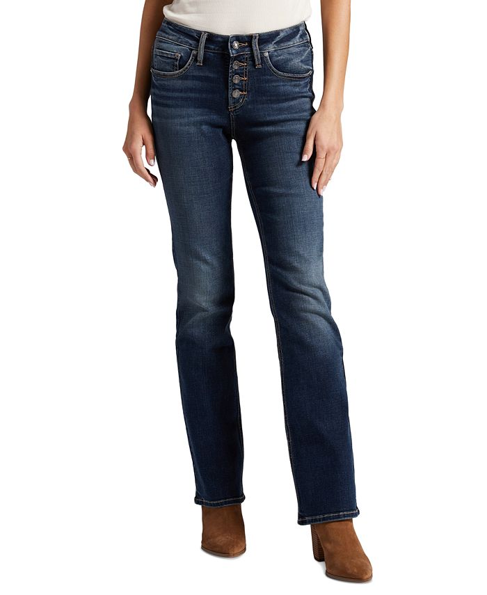 Silver Jeans Co. Women's Suki Mid-Rise Slim Bootcut Jeans - Macy's