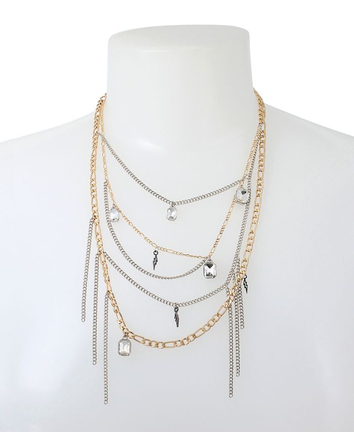 Steve Madden Stone Swag Necklace & Reviews - Necklaces - Jewelry ...