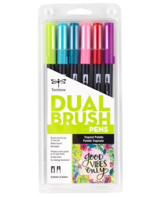 Tombow 108 Piece Dual Brush Pen Set in Marker Case - Macy's