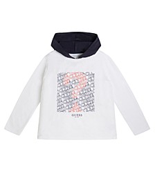 Big Boys Embroidered Graphic Hooded Jersey T-shirt