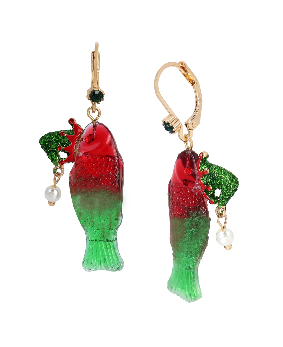 Gummy Fish Drop Earrings - Multi