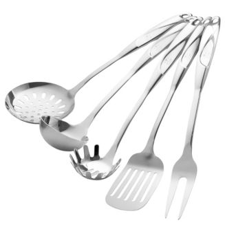 Zulay Kitchen Stainless Steel Cooking Utensil - 5 Piece Set - Macy's