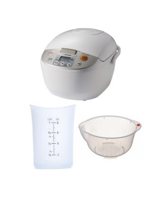 Zojirushi Micom Rice Cooker And Warmer (10-Cup) With Rice Washing Bowl ...