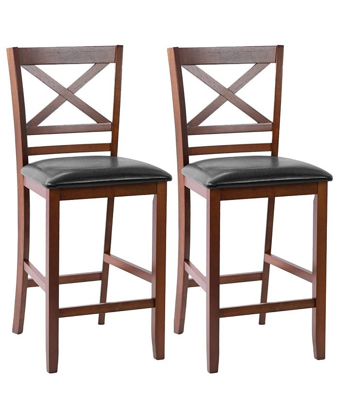 Costway set of 2 bar stools 2025