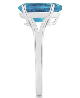 Women's London Blue Topaz (3-2/3 ct.t.w.) Ring in Sterling Silver