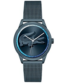 Women's Ladycroc Blue Stainless Steel Mesh Bracelet Watch 36mm