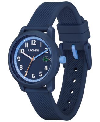 Kids L.12.12 Light Navy Silicone Strap Watch 32mm