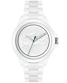Men's Le Croc White Ceramic Bracelet Watch 44mm
