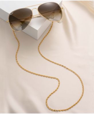 Women's 18k Gold Plated Level Up Glasses Chain