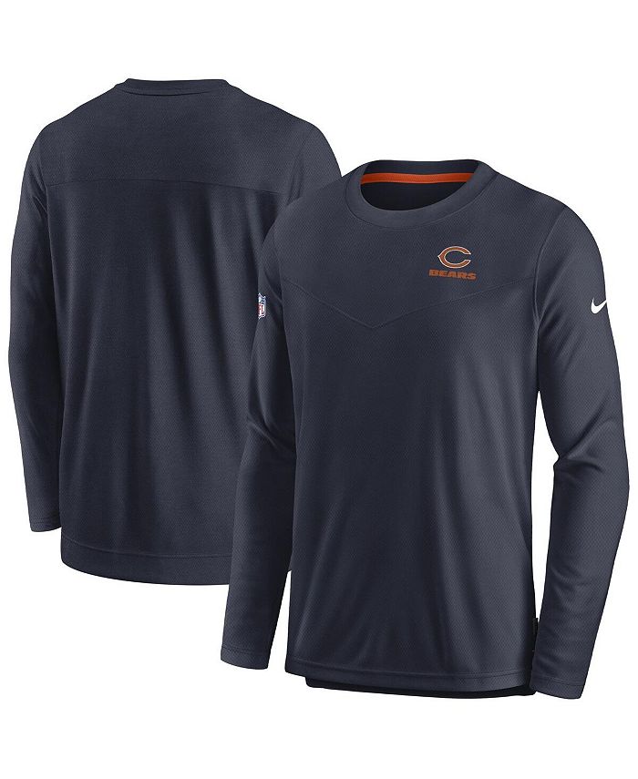 Nike Navy Chicago Bears Performance Sideline Lockup Full-Zip Hoodie