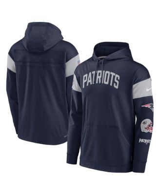 Men s Nike Navy New England Patriots Sideline Athletic Arch Jersey Performance Pullover Hoodie Macy s