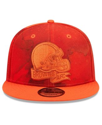 New Era Men's Orange Cleveland Browns Ink Dye Tonal 2022 Sideline ...