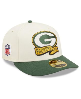 New Era Men's Cream, Green Green Bay Packers 2022 Sideline Low Profile ...