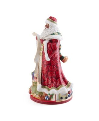 Holiday Home African American Santa Figurine