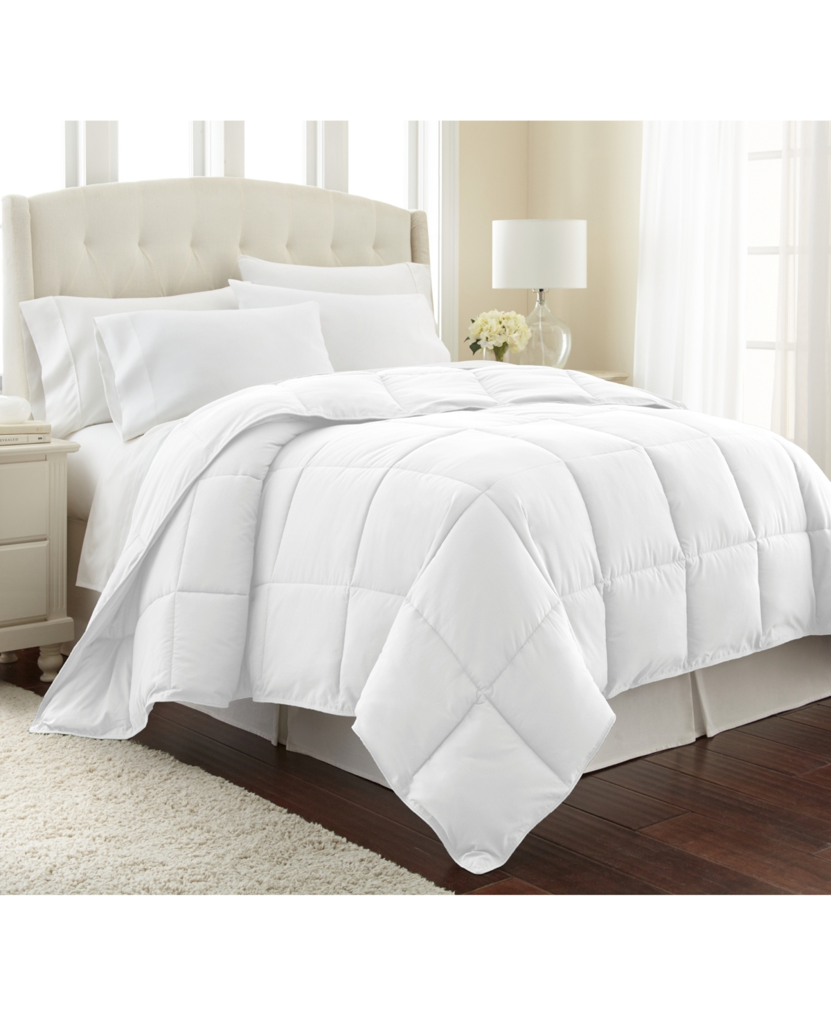 Southshore Fine Linens Premium Down Alternative Comforter, Twin In White
