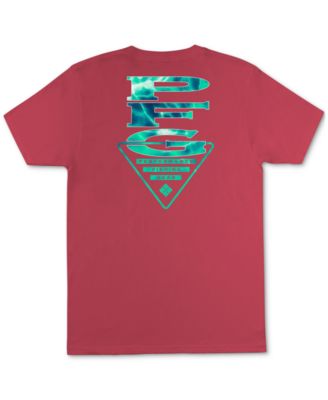 Columbia - Men's PFG Classic-Fit Vertical Logo Graphic T-Shirt